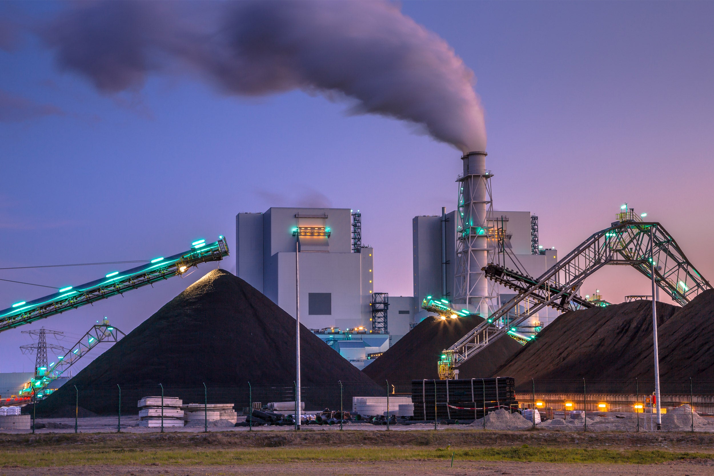 coal-fired power plant.